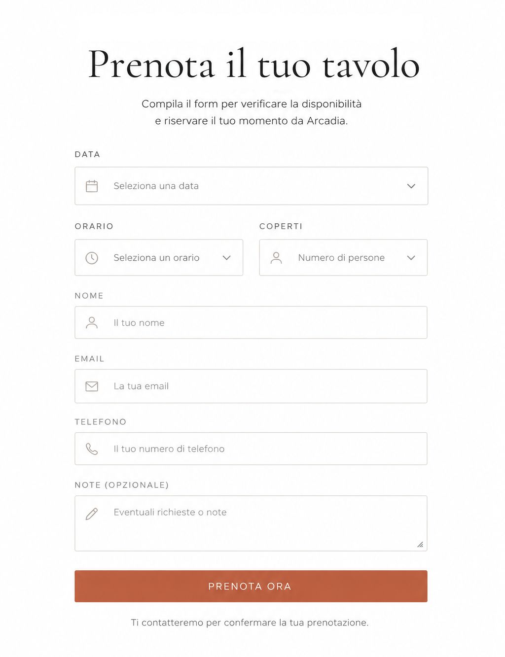 Form mobile